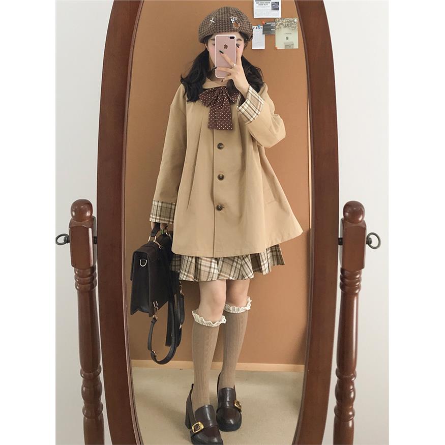 晚风与日落秋冬新款JK制服学院风图片