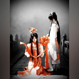 花白集原创贾宝玉cos服全套林黛玉cos演绎红楼梦古风织金汉服新款