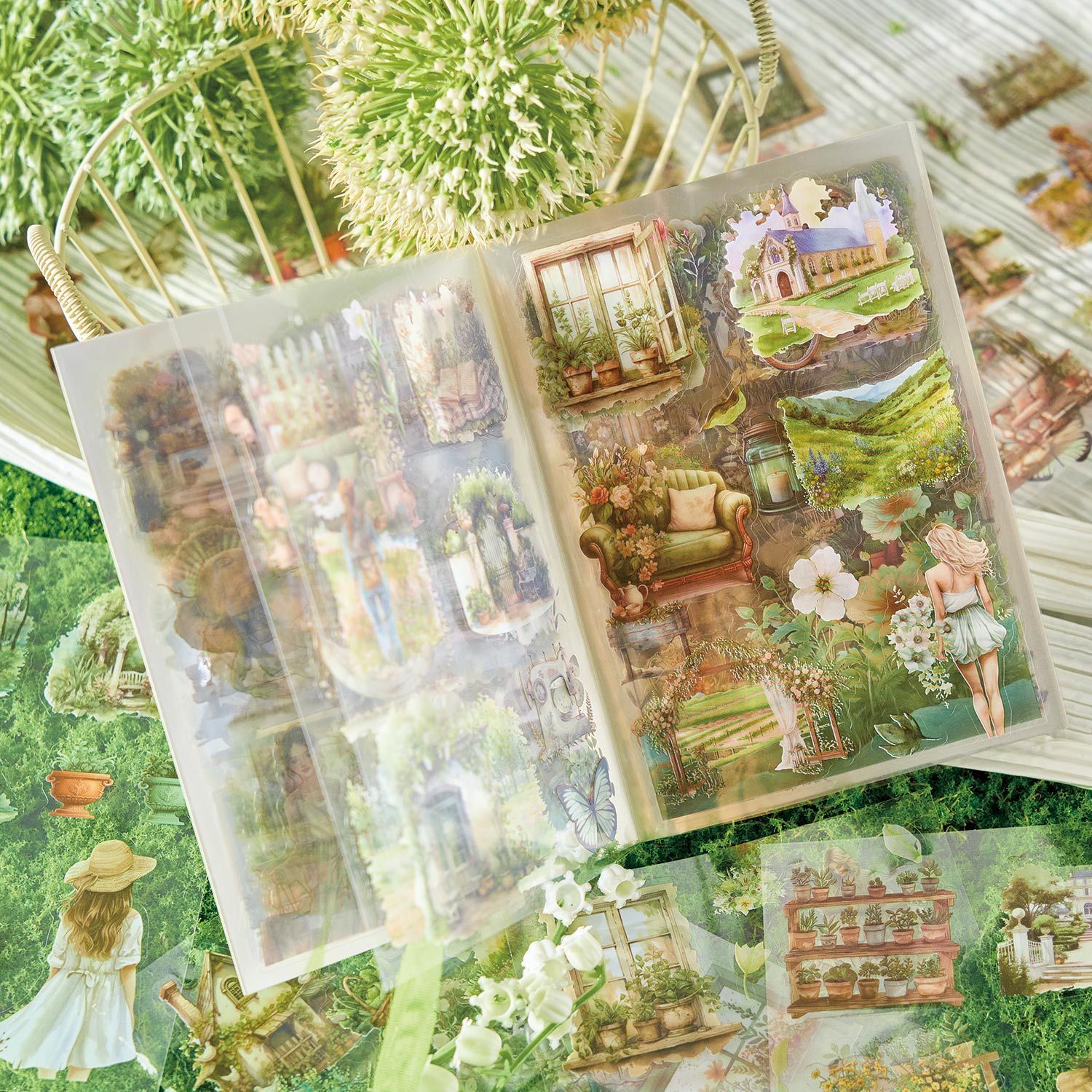 四时有序系列PET贴纸本