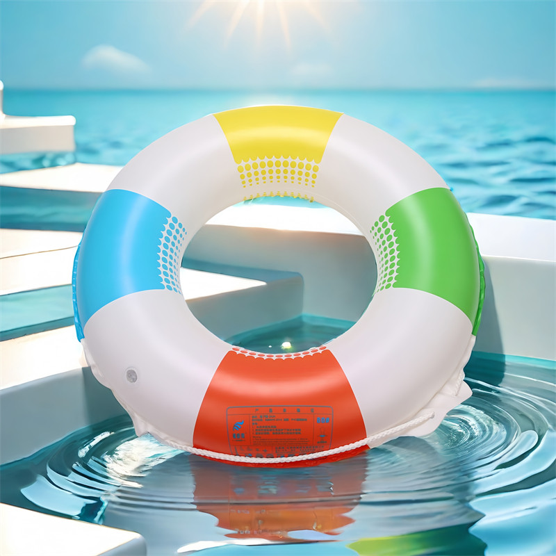 奇彩贝游泳圈大人充气浮圈儿童救生圈腋下圈水上玩具海边加厚泳圈