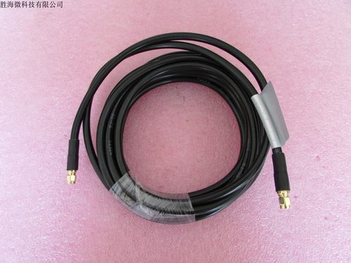 DC-3GHz SMA公 插损0.5dB/米 5m 射频 柔性 同轴测试电缆 低插损