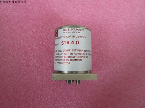 RLC进口 STR-4-DDC-18GHzSMA28VSP4T射频微波高功率同轴开关