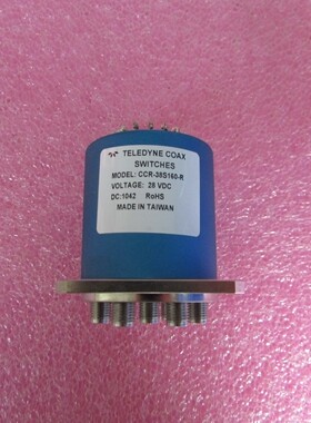 TELEDYNE进口CCR-38S160-R SP6T DC-18GHz100W SMA射频同轴开关