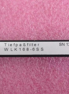 WI进口 WLK168-6SS DC-168MHz SMA母 射频微波同轴低通滤波器