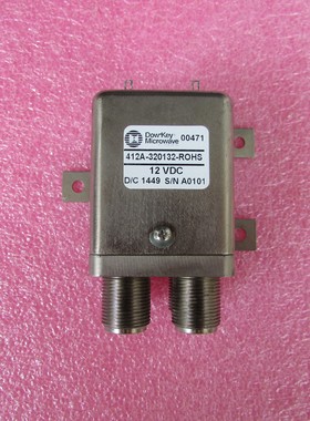 412A-320132-ROHS dowkey DC-12.4GHz 12V双刀双掷射频同轴开关