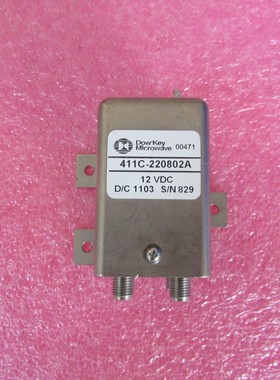 Dow-key进口411C-220802A DC-18GHz 12V DBDP射频微波同轴开关