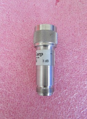 Weinschel进口1-3 DC-18GHz 3dB 2W N射频微波同轴固定衰减器