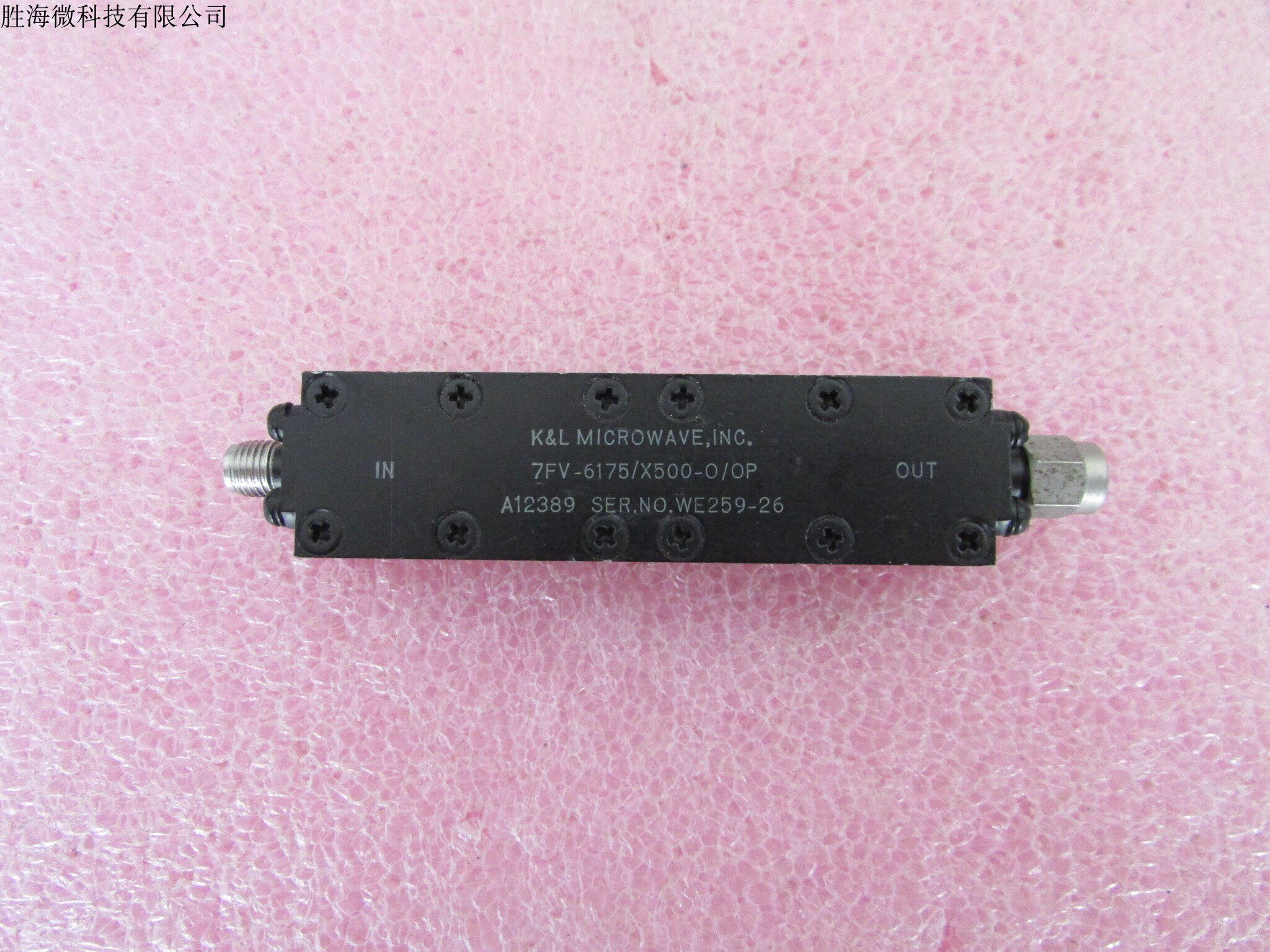 K&L 7FV6175/X500O/OP 5.96.4GHz SMA射频同轴带通滤波器_虎窝淘