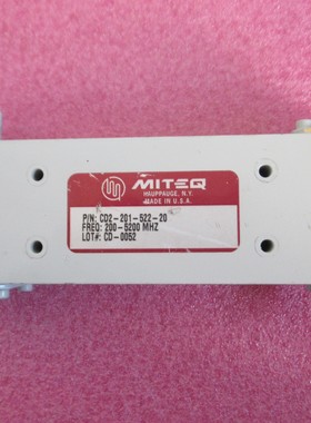 MITEQ进口 CD2-201-522-20 200-5800MHz 20dB SMA 射频双向耦合器