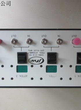 JFW 50BA-014-95 200-6000MHz 95dB 1dB步进 射频台式手调衰减器