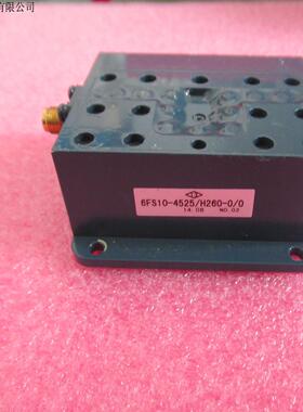中心频率: 4.525GHz 带宽：260MHz SMA 射频微波 同轴 带通滤波器