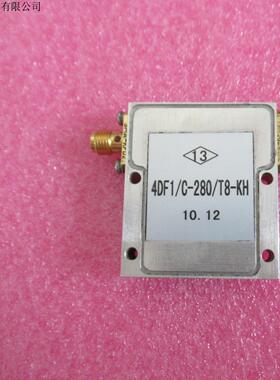 中心频率: 280MHz 带宽：8MHz SMA  276-284MHz 射频 带通滤波器