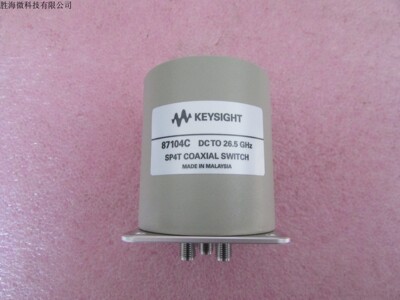 Agilent 87104C DC-26.5GHz SP4T SMA 单刀四掷 射频 同轴开关