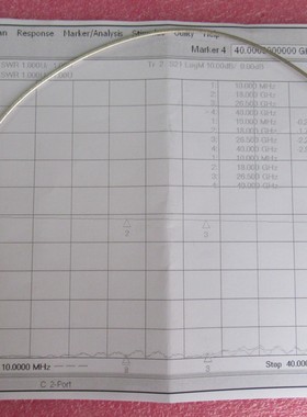 SHWCB-500-K/K/MF 2.92mm-KJ50cmDC-40GHz射频同轴半柔电缆
