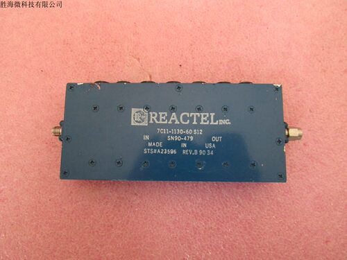 REACTEL 7C11-1130-60-S12 1.1-1.16GHz SMA 射频同轴 带通滤波器