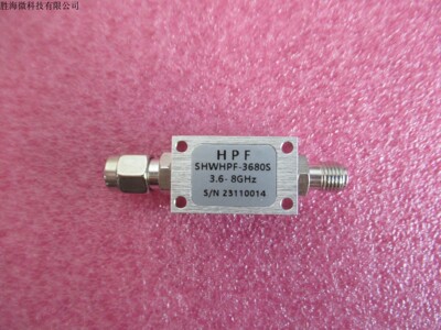3.6-8GHzSMA公-SMA母通滤波器