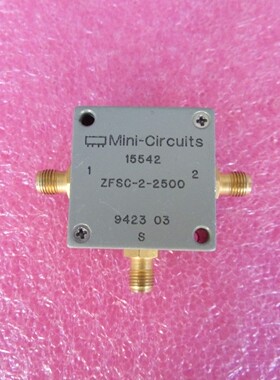 ZFSC-2-2500-S+ MINI 10-3000MHz 2路 1分2射频微波功分器