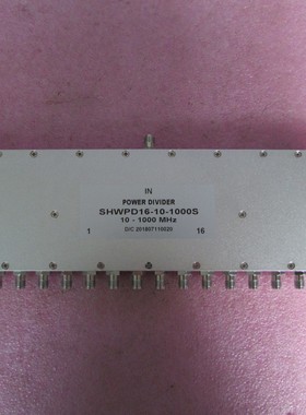 10-1000MHz 5W SMA RF 射频微波同轴一分16 功分器 频率可定做