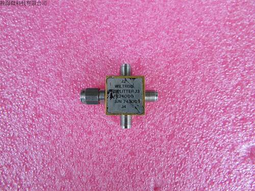 WILTRON进口 C24000  DC-26.5GHz 2.92mm 一分三 射频微波同轴功分器  型号：C24000 分路：3 - Way 频率范围：DC-26.5GHz 连接器形式：2.92mm