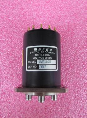SEM163D  narda进口  DC-18GHz 28V SMA  SP6T 射频微波同轴开关