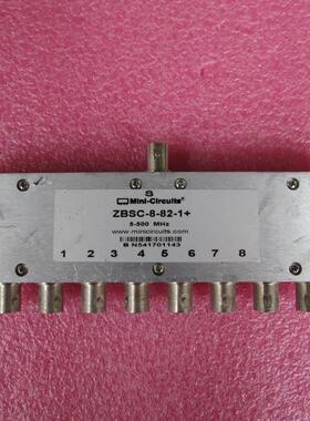 mini ZBSC-8-82-1+ 5-500MHz BNC 射频微波同轴 一分八功分器