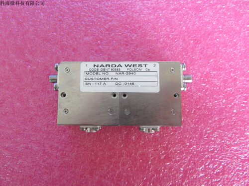 NARDA NAR-2940  699-910MHz 40dB射频微波同轴高隔离度隔离器