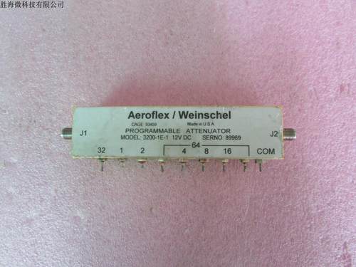 3200-1E-1 Weinschel  DC-3GHz 0-127dB SMA RF 射频微波 程控步进衰减器 质量包好，包能用，可提供详细测试图。   品      牌：Weinschel  型      号：3200-1E-1 衰减范围 : 0-127dB 步       进：