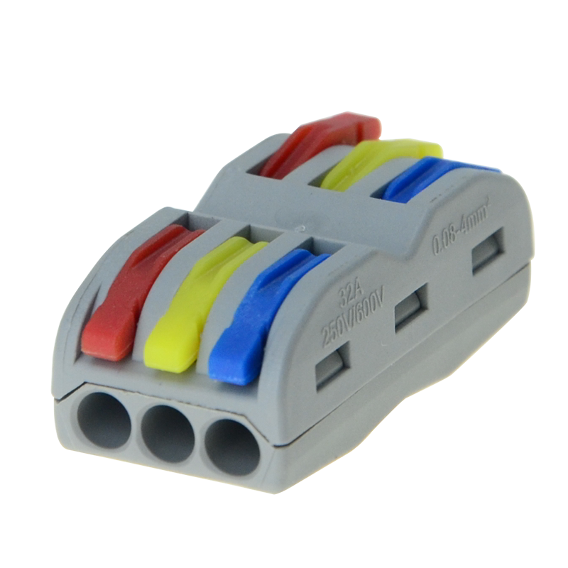 spl-3c彩色三进三出接线端子