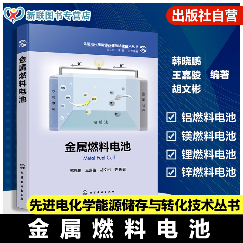 金属燃料电池 先进电化学能源存储与转化技术丛书 金属燃料电池技术及关键材料 电化学新能源技术 电催化材料成果 高校专业参考书