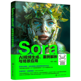 Sora AI视频生成 案例解析与场景应用 全面精通Sora的AI视频生成技术 AI绘画AI短视频制作短视频内容创作者用书 职业院校教材书籍