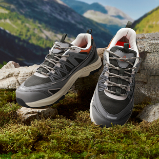 户外越野徒步鞋 轻便透气防滑软底减震休闲运动鞋 男春季 悍途登山鞋