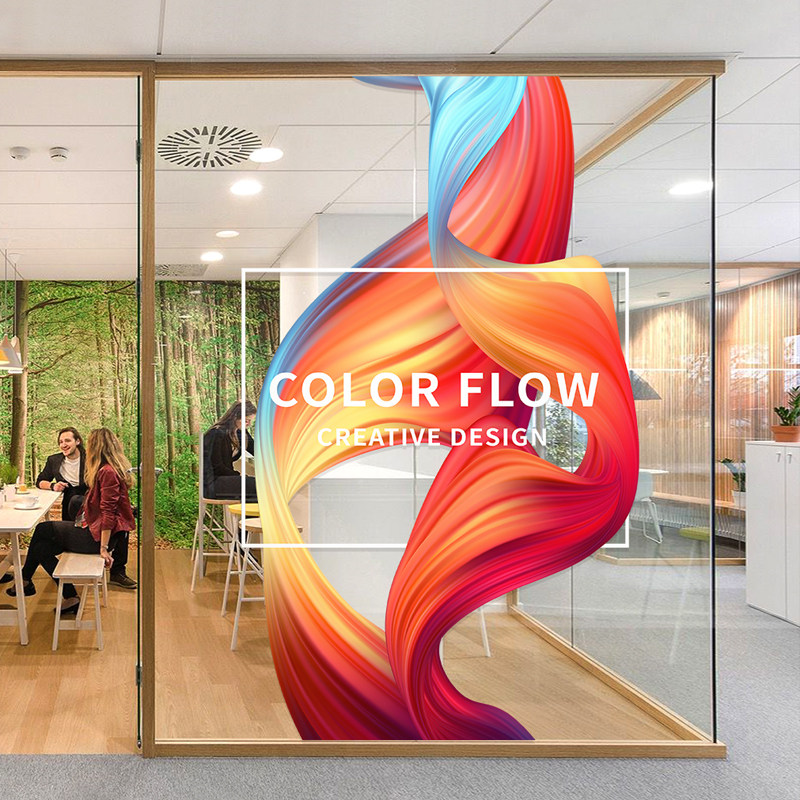 艺术双面彩色办公室装饰LOGO定制