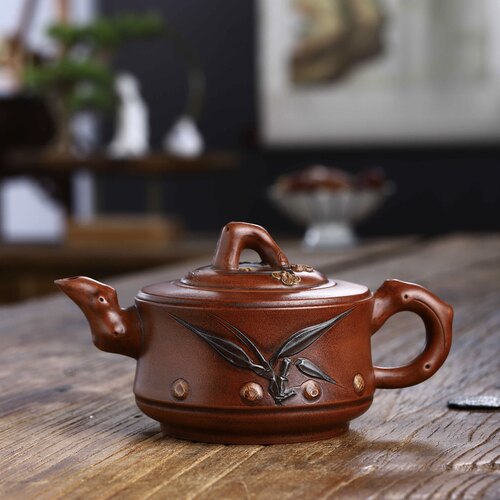库存老壶正宗宜兴紫砂壶名家全手工壶大容量泡茶壶功夫茶具松竹梅