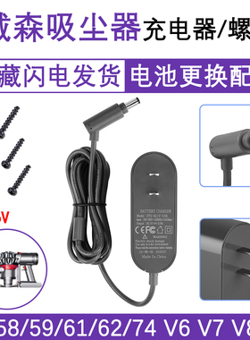 适配dyson戴森吸尘器配件充电器DC58 59 62 74 V6 V7 V8电池螺丝