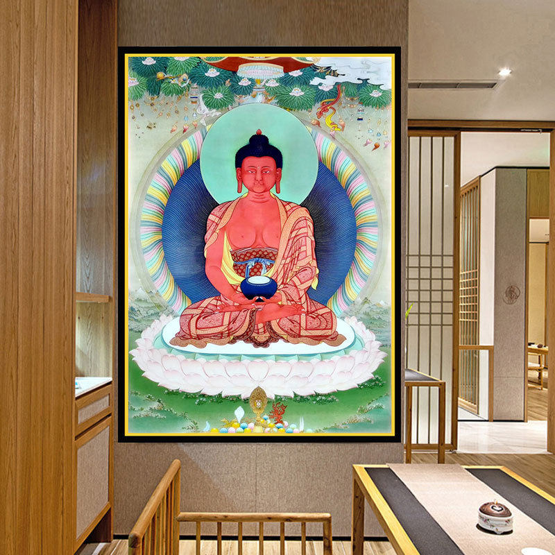 钻石画满钻新款佛像极乐法会阿弥陀佛画像贴钻十字绣线绣满绣自绣