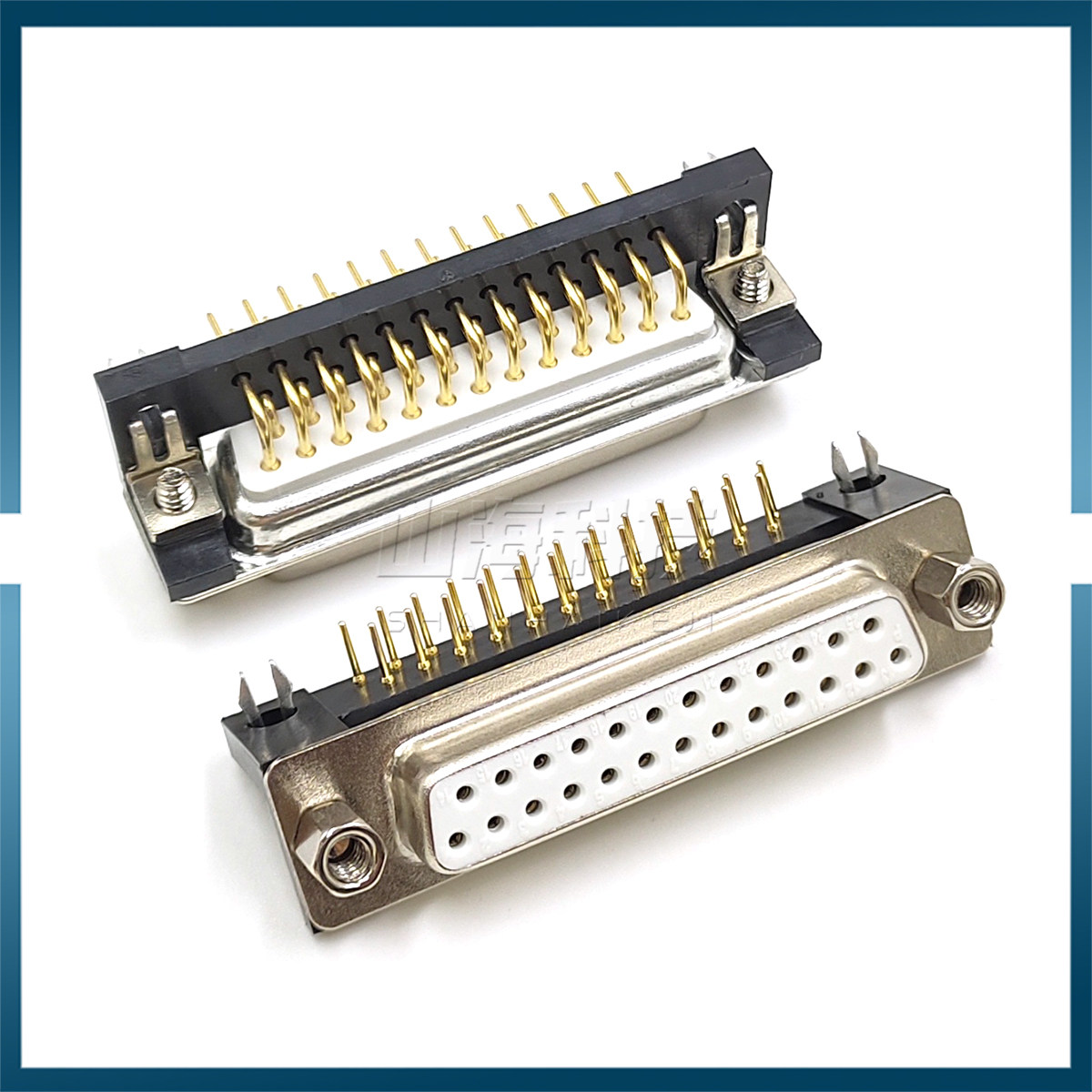 DR25弯脚母头实心针镀金