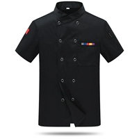 Вышитый пятицветный черный