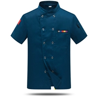 Синий, короткий рукав