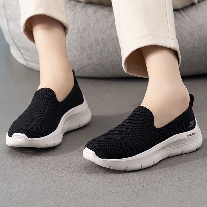 Skechers斯凯奇休闲鞋女鞋2026春季新款简约时尚轻便一脚穿健步,运动鞋new,运动休闲鞋,淘宝优惠券,粉丝福利购,淘宝优惠卷