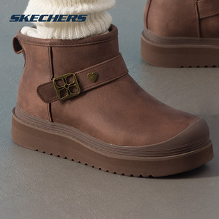 雪地靴2505秋冬保暖女士休闲冬靴 女鞋 斯凯奇 Skechers