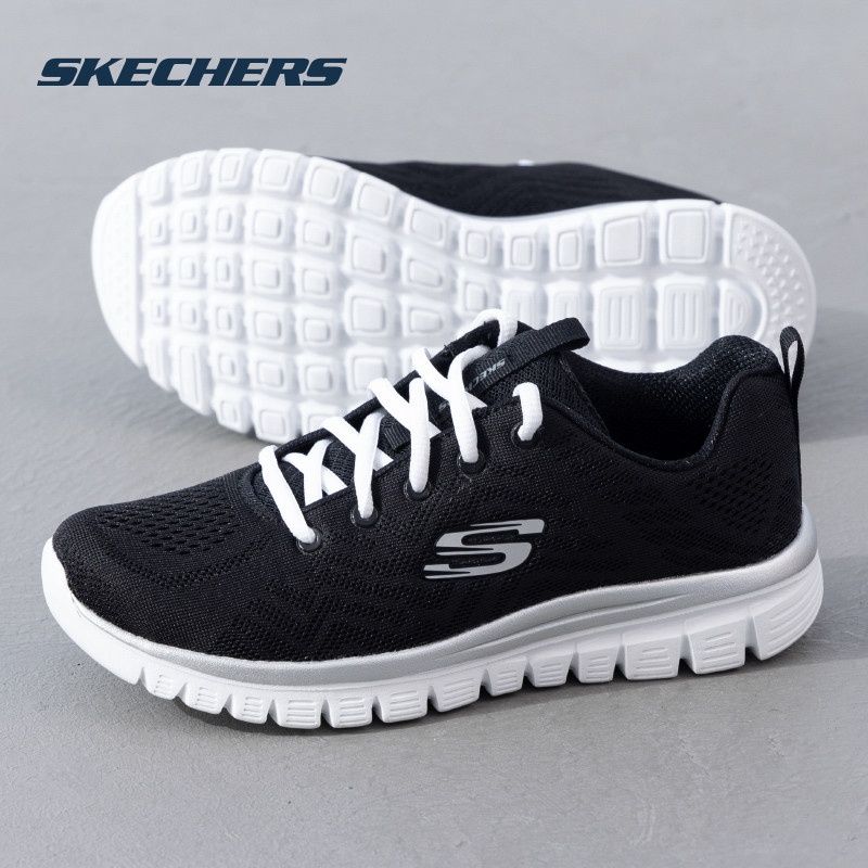 斯凯奇（Skechers）女鞋新款夏季运动鞋健身训练瑜伽锻炼散步缓震