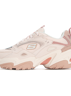 斯凯奇（Skechers）女鞋 冬季运动鞋STAMINA系列复古绑带运动鞋时