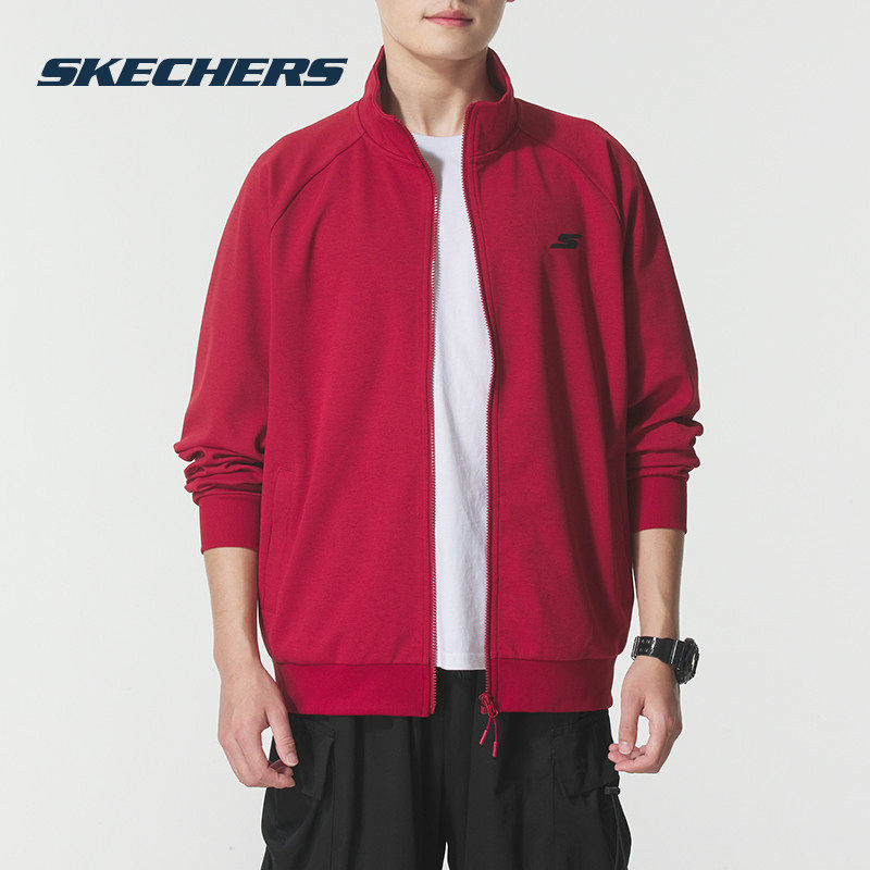 斯凯奇（Skechers）外套情侣款春秋2025新款户外运动针织夹克上衣