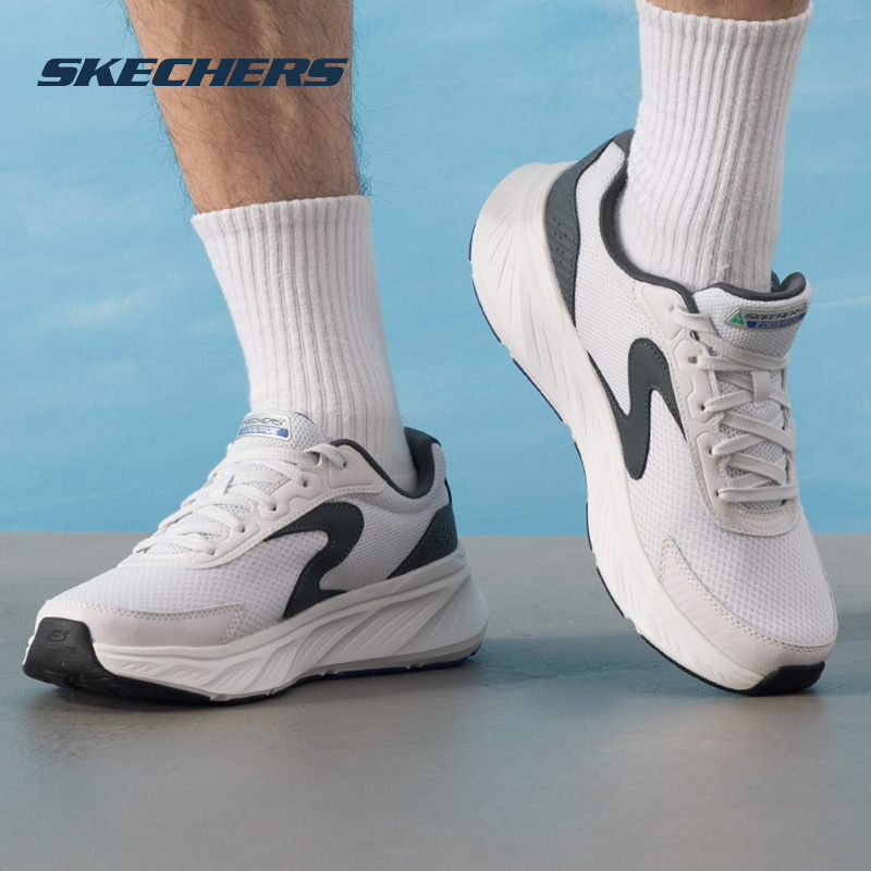 Skechers斯凯奇休闲鞋男鞋2025夏季新款潮流时尚轻便透气运动鞋