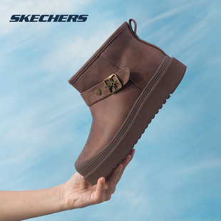 雪地靴2505秋冬保暖女士休闲冬靴 女鞋 斯凯奇 Skechers