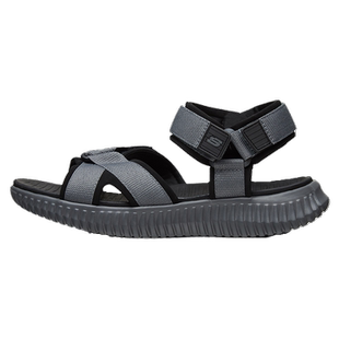 斯凯奇凉鞋男鞋夏季耐磨魔术贴拖鞋软底户外沙滩鞋溯溪鞋运动鞋子