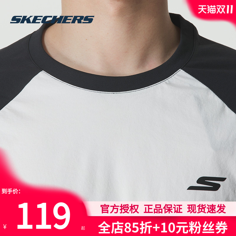斯凯奇男女同款长袖T恤