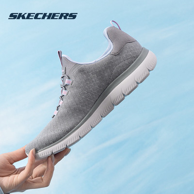 斯凯奇女鞋新款轻便透气低帮休闲鞋跑步鞋户外舒适通勤鞋运动鞋