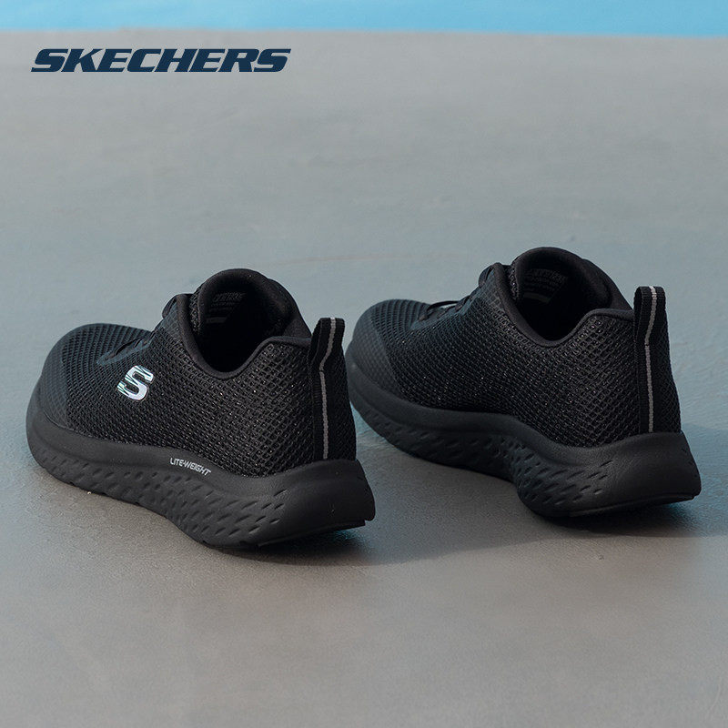 斯凯奇女鞋运动鞋2026新款透气网面鞋黑色软底休闲鞋减震跑步鞋子,运动鞋new,跑步鞋,淘宝优惠券,粉丝福利购,淘宝优惠卷