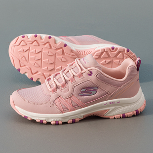 斯凯奇女鞋2026新款低帮运动鞋粉色休闲鞋轻便透气健步鞋妈妈鞋